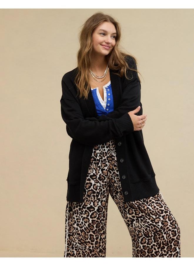 Aerie Essential Aerie Fleece Cardigan  - Image 1