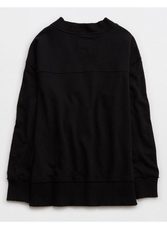 Aerie Essential Aerie Fleece Cardigan  - Image 4