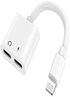 OR Lightning Adapter Splitter 2 in 1 Headphone Jack Audio Charge Cable Adapter Lightning Converter for Apple iPhone 8 X Plus 7 Plus 