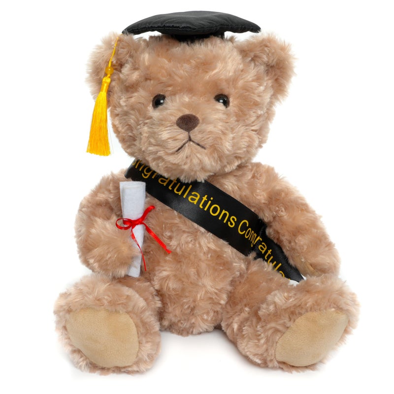 WEIGEDU Graduation Gift Teddy Bear Stuffed Animal Plush Toy with Cap Sash Diploma Graduation Gift for Kids Students Boys Girls 12 Inch - Image 2