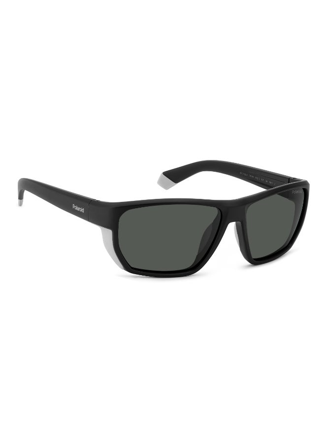 POLAROID PLD 7057/S Sunglasses Black Rectangular - Image 2