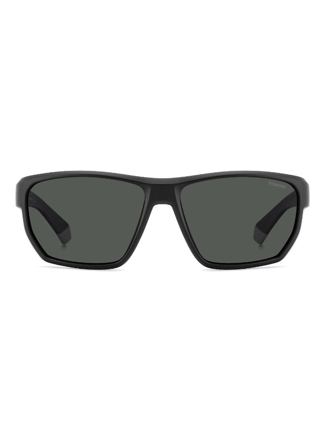 POLAROID PLD 7057/S Sunglasses Black Rectangular - Image 3
