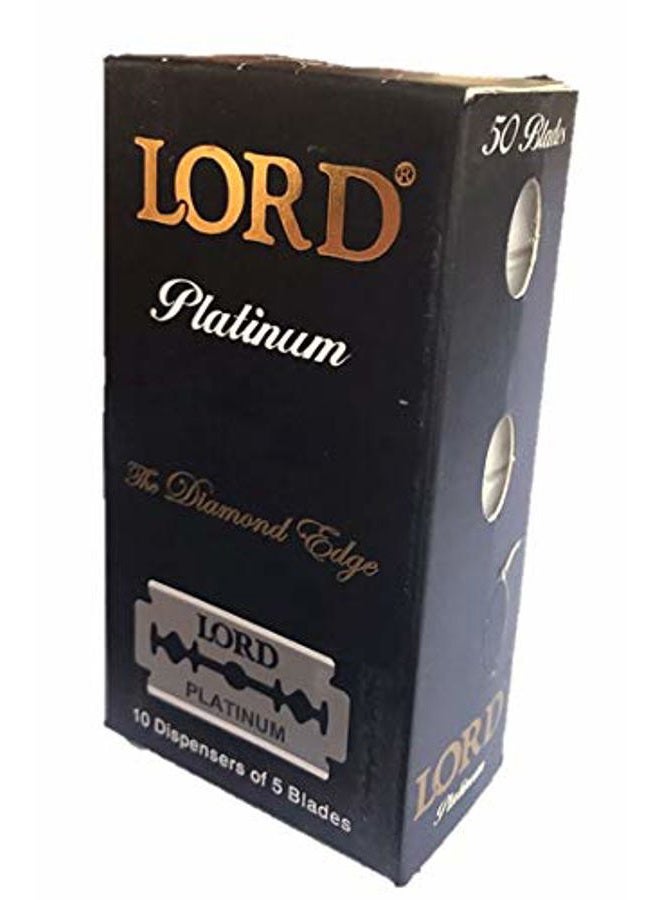 Lord 50 شفرة حلاقة بلاتينية مزدوجة جديدة - Image 2