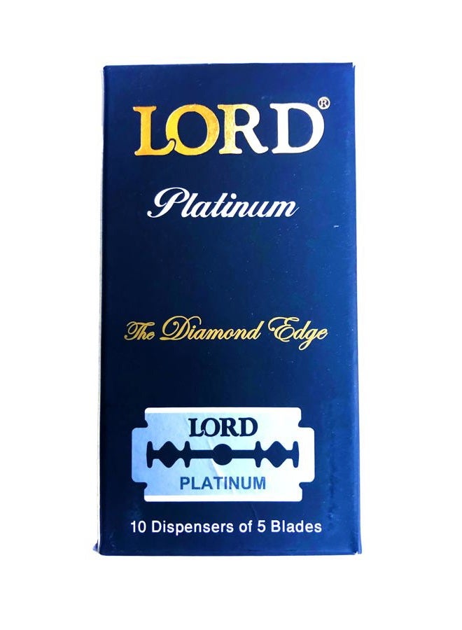 Lord 50 شفرة حلاقة بلاتينية مزدوجة جديدة - Image 1