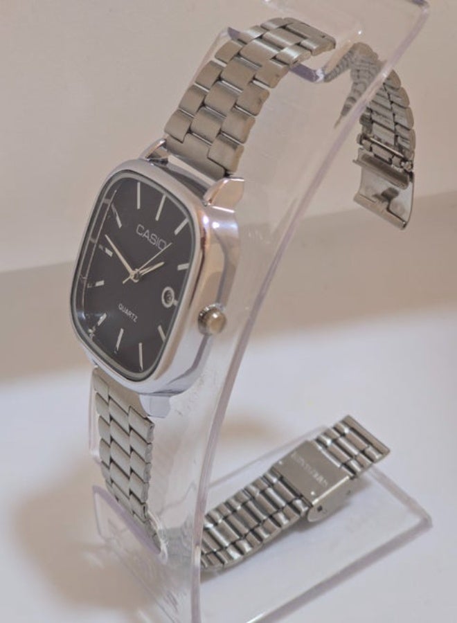 كاسيو ساعة كاسيو للجنسين LTP-E117D انالوج ستانلس ستيل - رمادي - Image 3