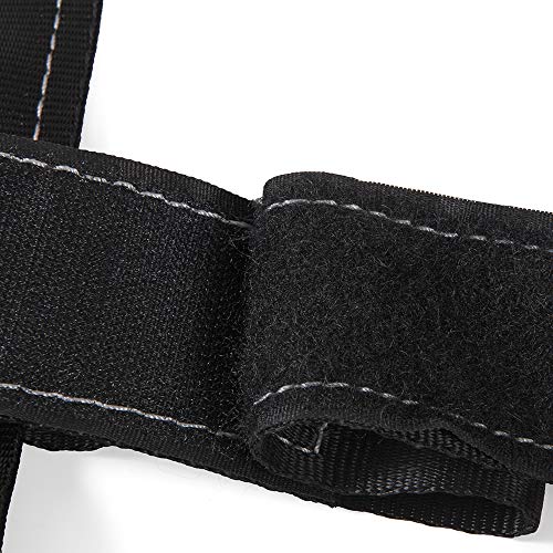 MOTO4U Universal Motorcycle Rear Wheel Tie Down Strap in Black - Image 4