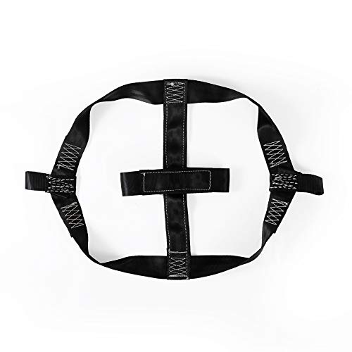 MOTO4U Universal Motorcycle Rear Wheel Tie Down Strap in Black - Image 3