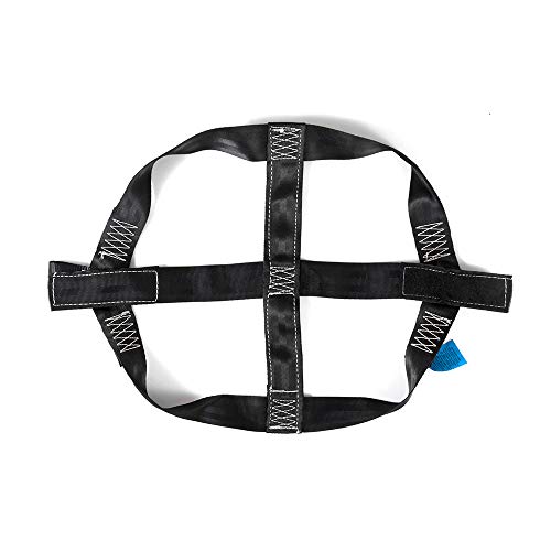MOTO4U Universal Motorcycle Rear Wheel Tie Down Strap in Black - Image 5