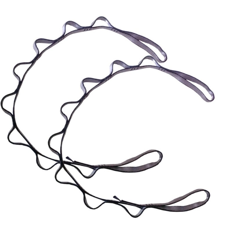 WELLSEM Aerial Yoga Hammock 5.5 Yards Aerial Pilates Silk Yoga Swing Set Include Carabiner,Daisy Chain, Pose Guide (Violet) - Image 5