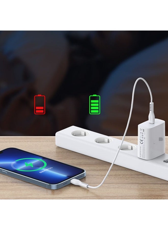 Generic - The 20W PD Charger Is Designed Specifically For Fast Charging The IPhone And IPad. With A Maximum Output Power Of 20W, It Delivers A Significant Boost To Your Charging Speed. - Image 1