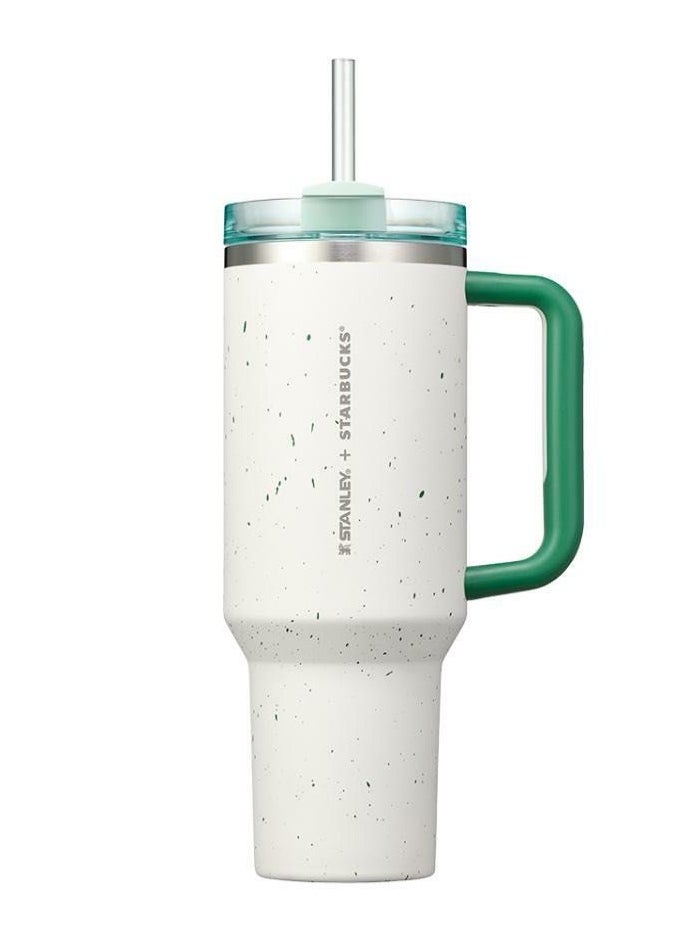 Stanley - Quencher H2.0 FlowState Stainless Steel Vacuum Insulated Tumbler with Lid and Straw for Water, Iced Tea or Coffee, Smoothie and More, 40 oz - Image 1