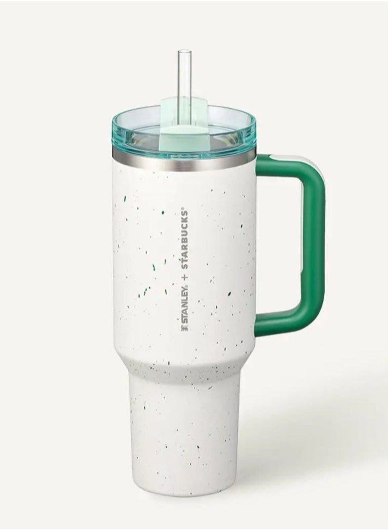 Stanley - Quencher H2.0 FlowState Stainless Steel Vacuum Insulated Tumbler with Lid and Straw for Water, Iced Tea or Coffee, Smoothie and More, 40 oz - Image 1