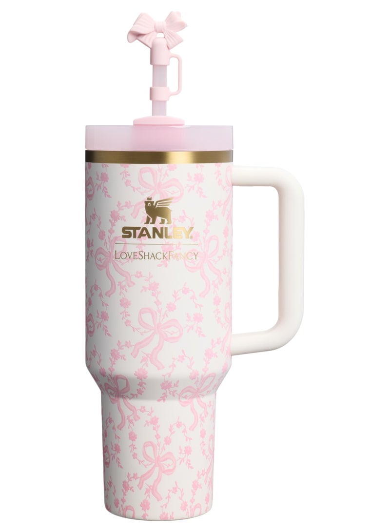 Stanley 1913 x LoveShackFancy Holiday Quencher® H2.0 FlowState™ Tumbler | 40 OZ - Image 1