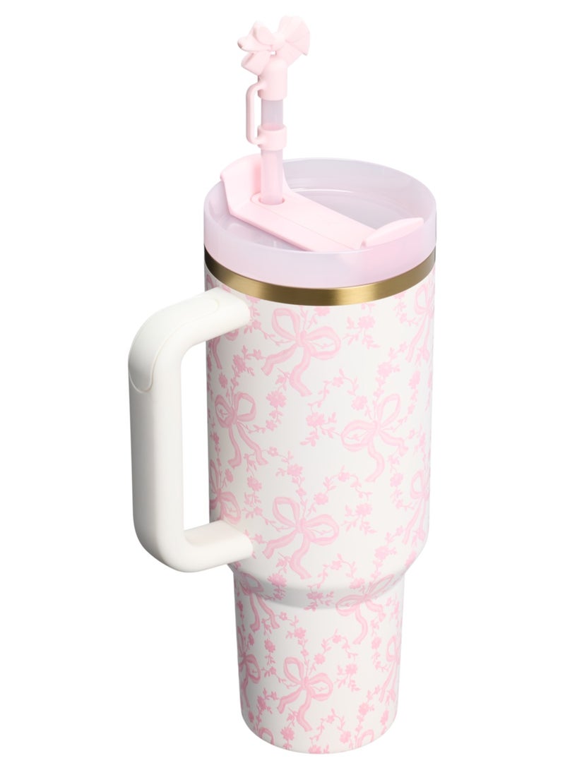 Stanley 1913 x LoveShackFancy Holiday Quencher® H2.0 FlowState™ Tumbler | 40 OZ - Image 2