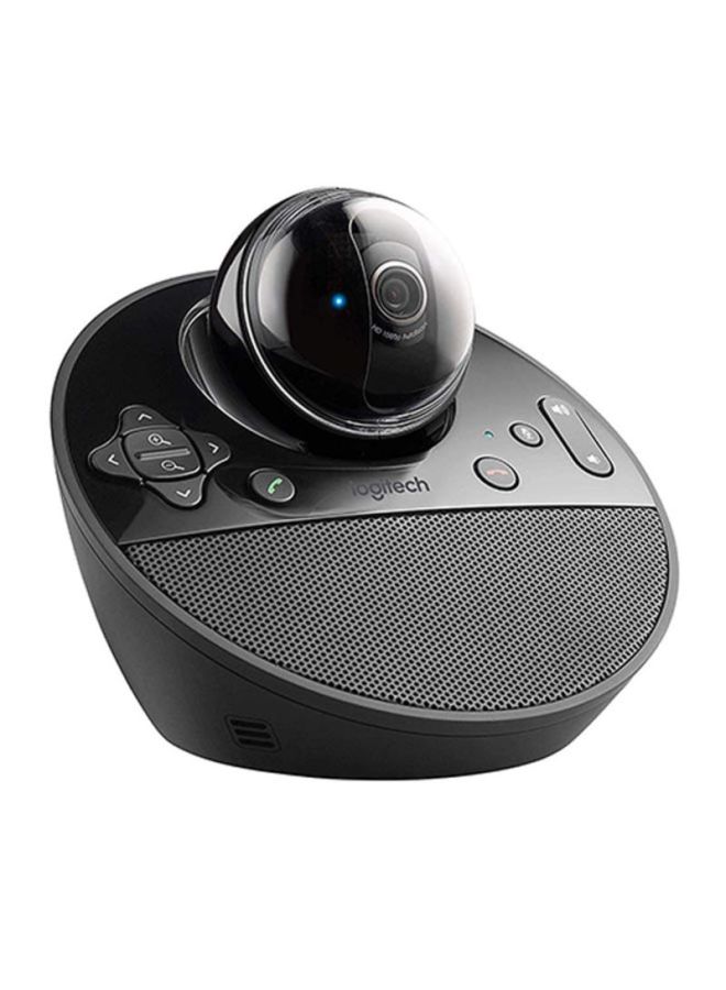 Logitech BCC950 ConferenceCam – All-in-One HD 1080p PTZ Webcam with Speakerphone, Remote Control, USB Plug & Play, 78° Wide-Angle Lens, 180° Pan, 55° Tilt, 1.2x Zoom, Noise-Cancelling Mic, Echo-Free Speaker, Compatible with Zoom, Teams, Skype – Ideal for Small Meeting Rooms and Home Office | 960-000939 Black - Image 2