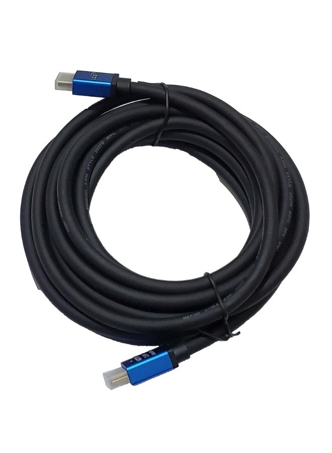 ابلس كابل HDMI 2.0 طراز AB-303K بطول 5 أمتار – كابل عالي السرعة يدعم دقة 4K Ultra HD (4K×2K) وتلفزيون عالي الدقة (HDTV)، خاضع لاختبارات الجودة بنسبة 100%، ومزود بحماية ضد الاهتزاز والقطع، مع ضمان نقل مستقر للإشارة لأجهزة التلفزيون والكمبيوتر ومنصات الألعاب. - Image 3