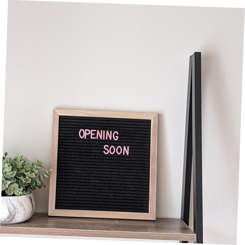 Gadpiparty 2pcs Changeable Plastic Letters for Felt Alphabet Board Versatile Diy Message Set Pink for Home and Office Decor Easy to Use Plastic Letter Accessories - Image 5