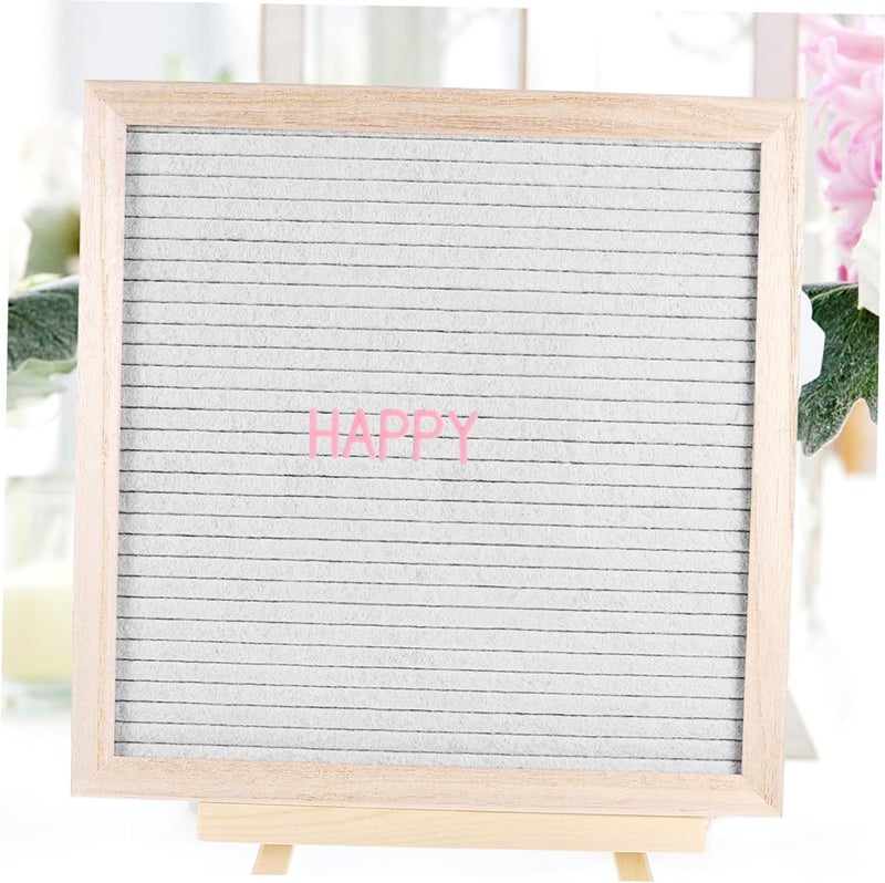 Gadpiparty 2pcs Changeable Plastic Letters for Felt Alphabet Board Versatile Diy Message Set Pink for Home and Office Decor Easy to Use Plastic Letter Accessories - Image 4