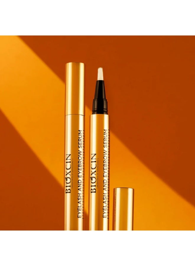BIOXCIN EYELASH AND EYEBROW SERUM COLLAGEN, VITAMIN B5 HYALURONIC ACID 3 ML - Image 2