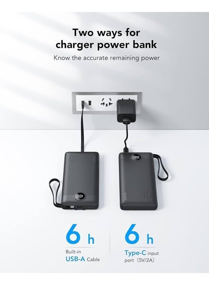 فيجير باور بانك VEGER بسعة 20000 مللي أمبير | تصميم 4 في 1 (Type-C، Lightning، Micro USB، USB-A) | شحن سريع PD بقوة 22.5 واط | متوافق مع أجهزة iPhone وAndroid - Image 5