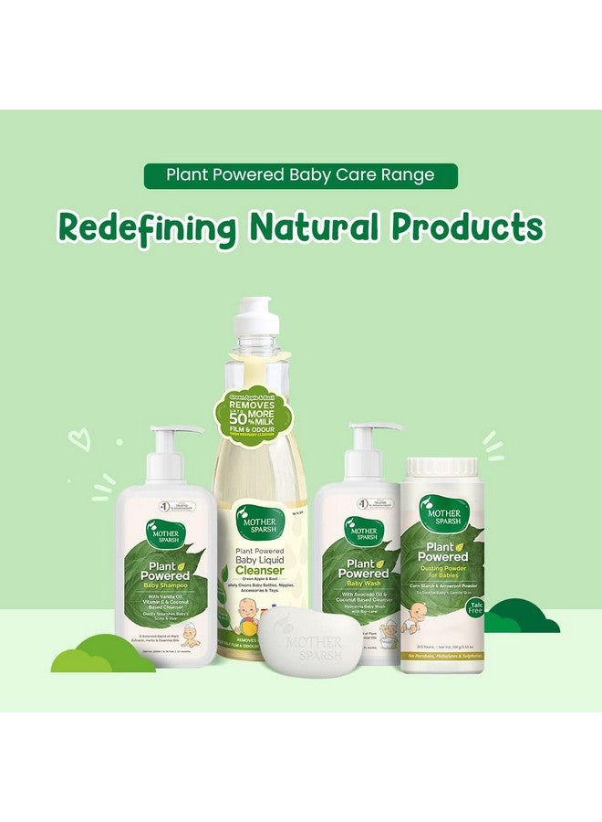 موذر سبارش منظف سائل طبيعي للأطفال من مستخلصات نباتية من الريحان والتفاح الأخضر | لتنظيف زجاجات الأطفال والحلمات والإكسسوارات والألعاب - 500 مل - Image 5