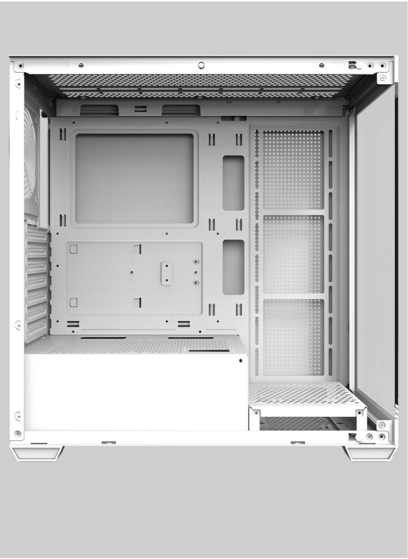 1st Wave Technology - FIRST WAVE - NEXUS Workstation PC - Intel Core i9-14900K, 64GB DDR5 RAM, 1TB NVMe SSD + 1TB HDD, Zotac RTX4060 8GB Graphics - Win11 Pro, 1+1 Year Warranty For Video Editing, 3D Modeling (Snow White) - Image 1