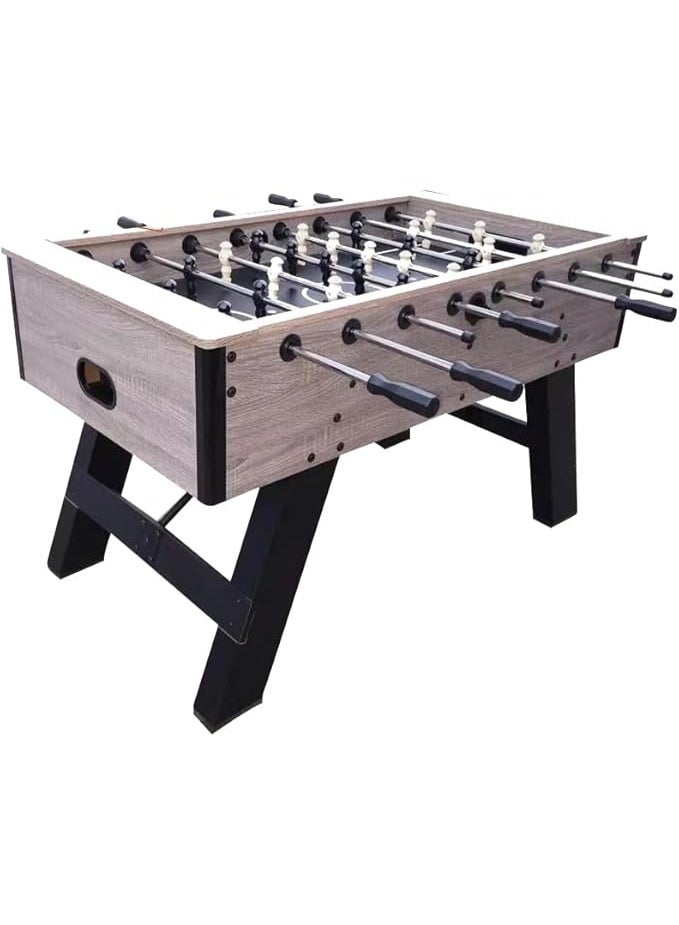 كول بيبي طاولة كرة قدم خشبية مقاس 55 بوصة، بتصميمات متينة وأنيقة، مناسبة لغرف الألعاب والمنزل والمكتب والحفلات. - Image 1