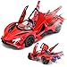 RZAPE Spray Project EVO Toy Cars 124 Diecast Cars Metal Car Carros De ColeccionModel Car Kits for Adults and BoysPull Back Car with Lights and SoundsSpray Toy Cars for Boys Age 312Red - Image 2