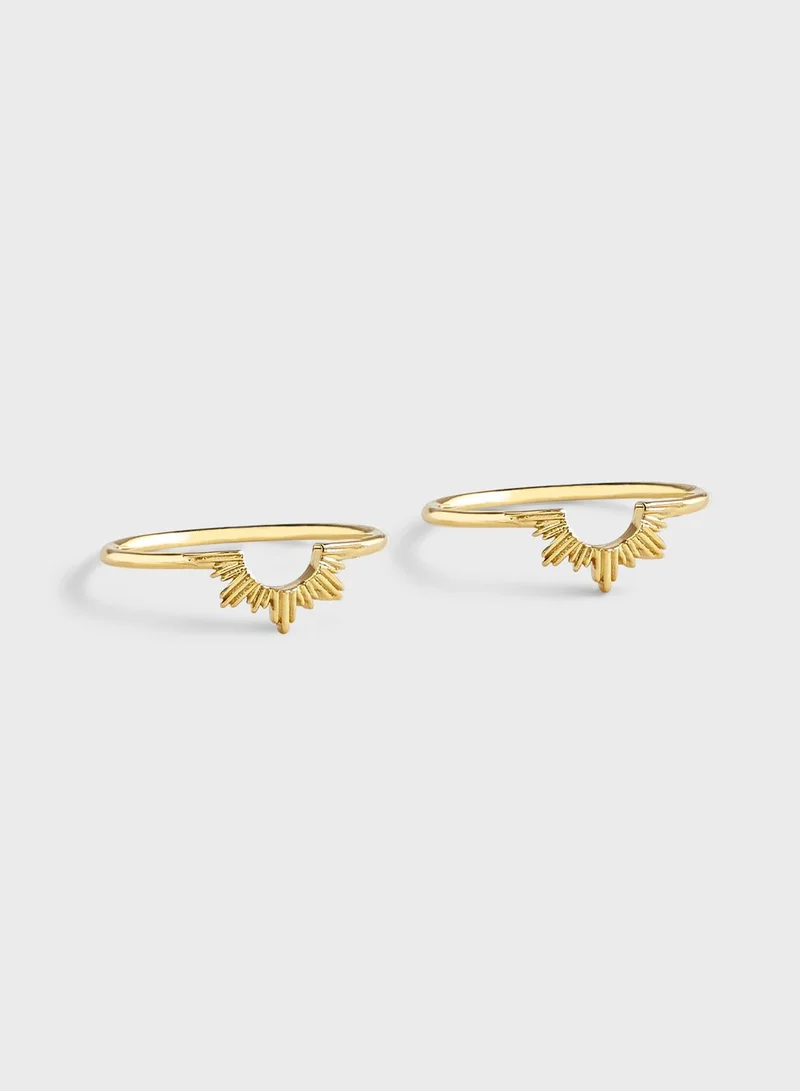 Wanderlust + co Sunseeker Gold Ring