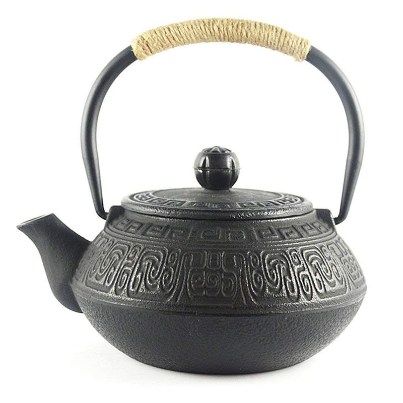 Hwagui - Japanese Cast Iron Teapot With Stainless Steel Tea Infuser  Tea Kettle Stovetop Safe 600Ml/20Oz - Image 1