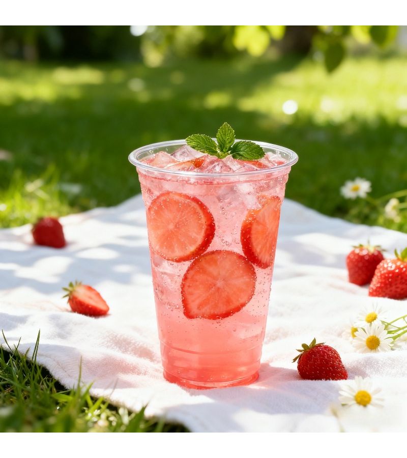 50pcs Disposable Plastic Milk Tea Cups 12oz For Coffee Juice Ice Cream Desserts Family Gatherings Outdoor Camping - Image 5