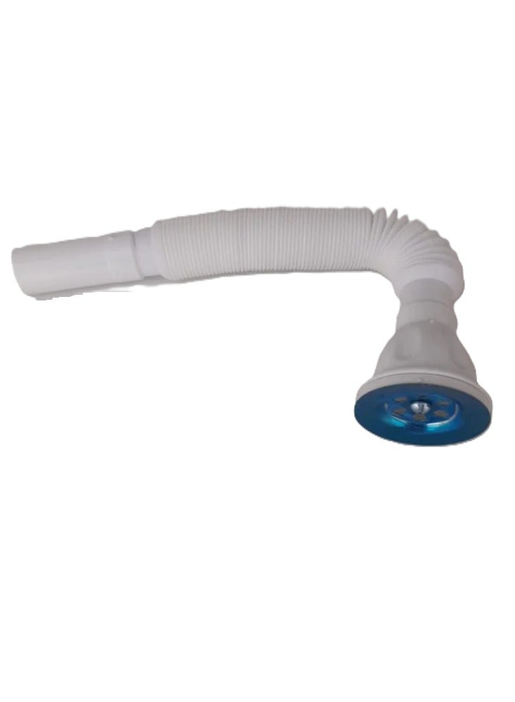 كانا أنبوب تصريف حوض غسيل عالمي قطر التركيب 1-1/4 بوصة أنبوب تصريف بلاستيكي مرن وقابل للتمدد للمطبخ والحمام - Image 3