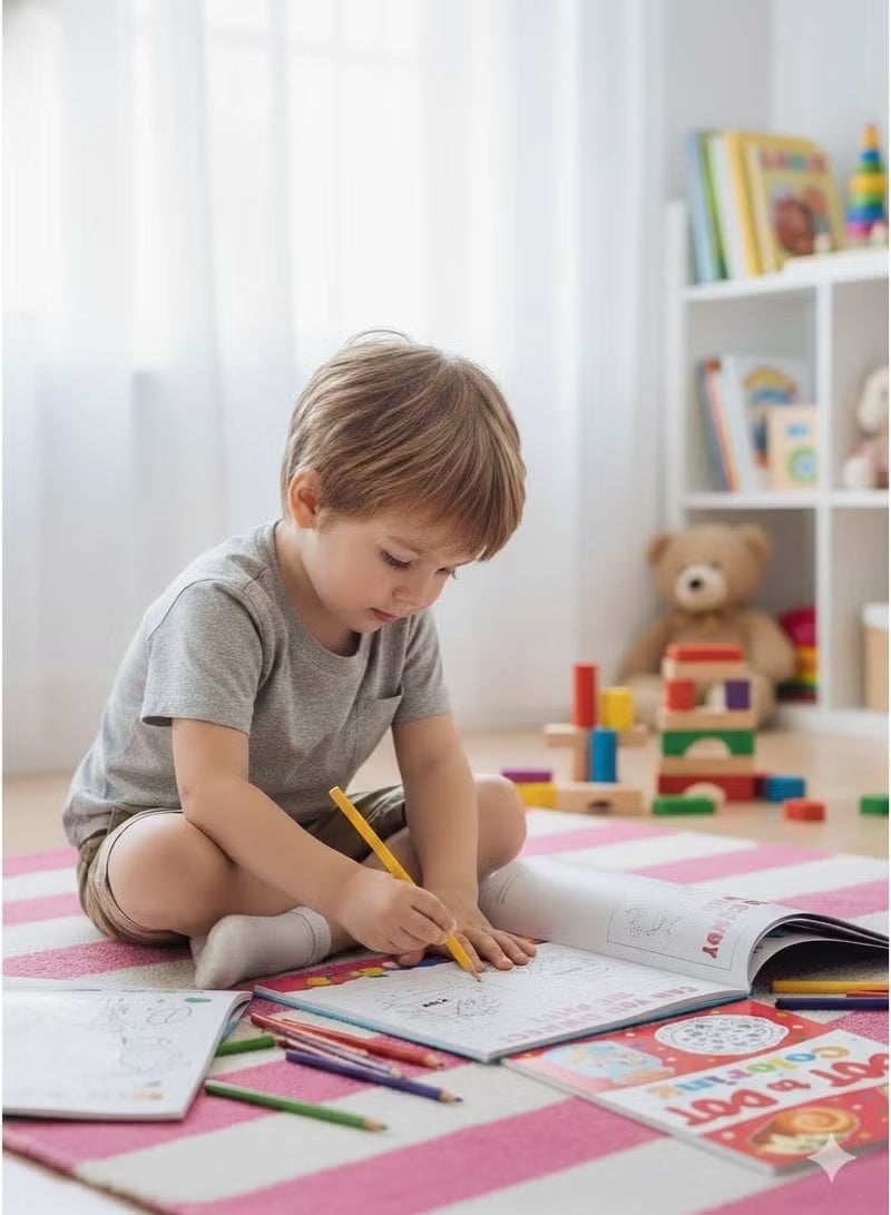 Saudi Select Kids Dot to Dot Coloring Book - Fun and Educational Drawing & Painting Supplies for Toddlers and Preschoolers - Image 3