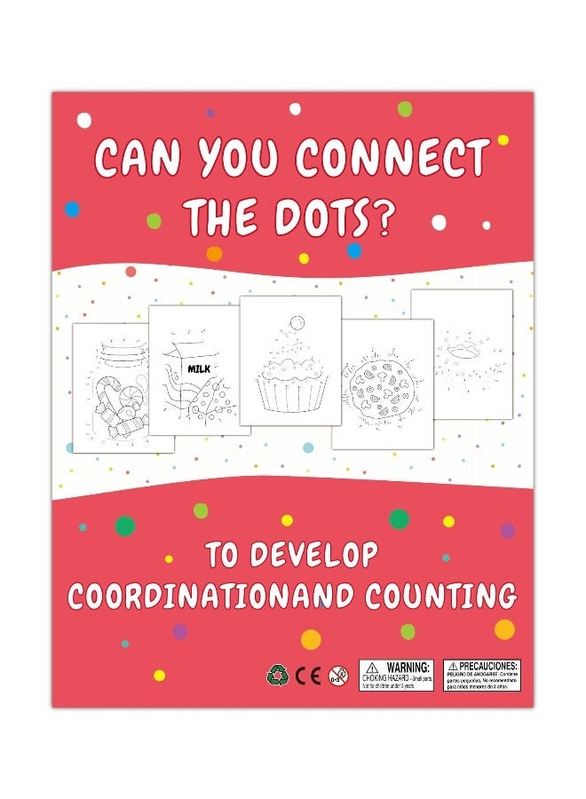 Saudi Select Kids Dot to Dot Coloring Book - Fun and Educational Drawing & Painting Supplies for Toddlers and Preschoolers - Image 2