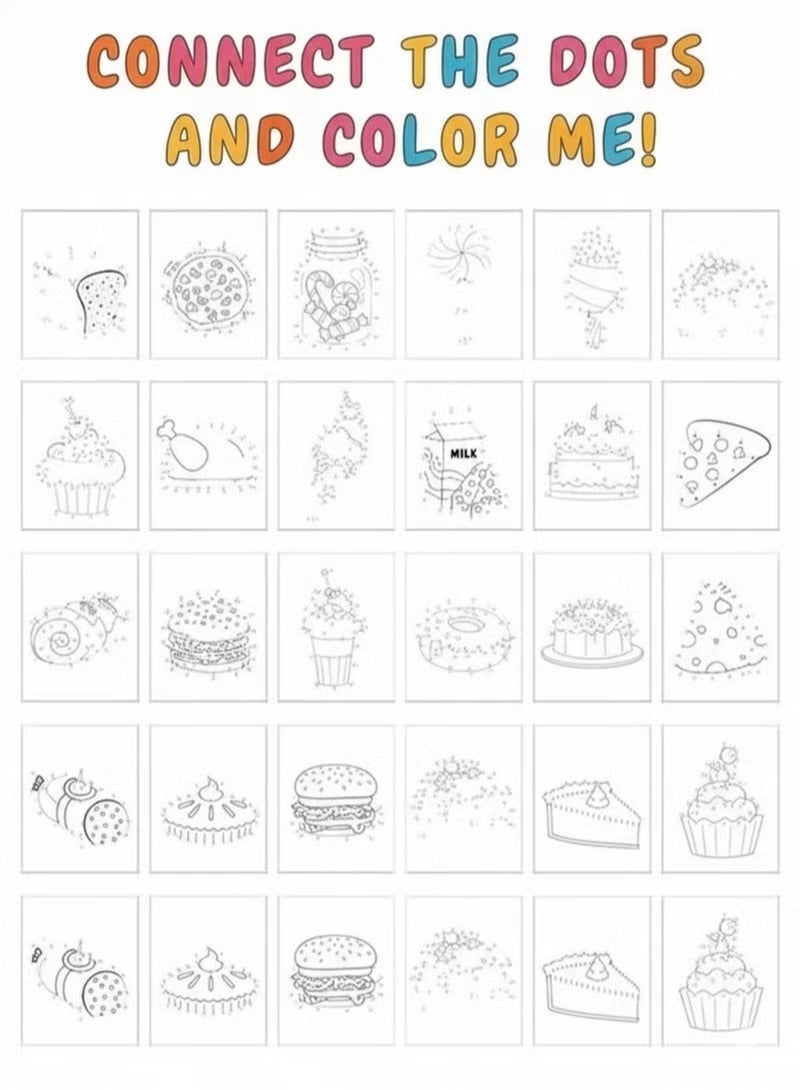 Saudi Select Kids Dot to Dot Coloring Book - Fun and Educational Drawing & Painting Supplies for Toddlers and Preschoolers - Image 4