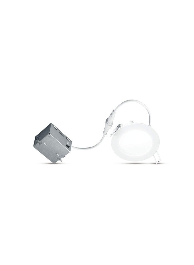 لايتولير مصباح Lightolier FD4R4CCT قرصي دائري 4 بوصة، 700 لومن، قوي ومتكامل، إضاءة سفلية مسطحة - اختيار درجة حرارة اللون: 2700، 3000، 4000، و5000 كلفن - Image 1