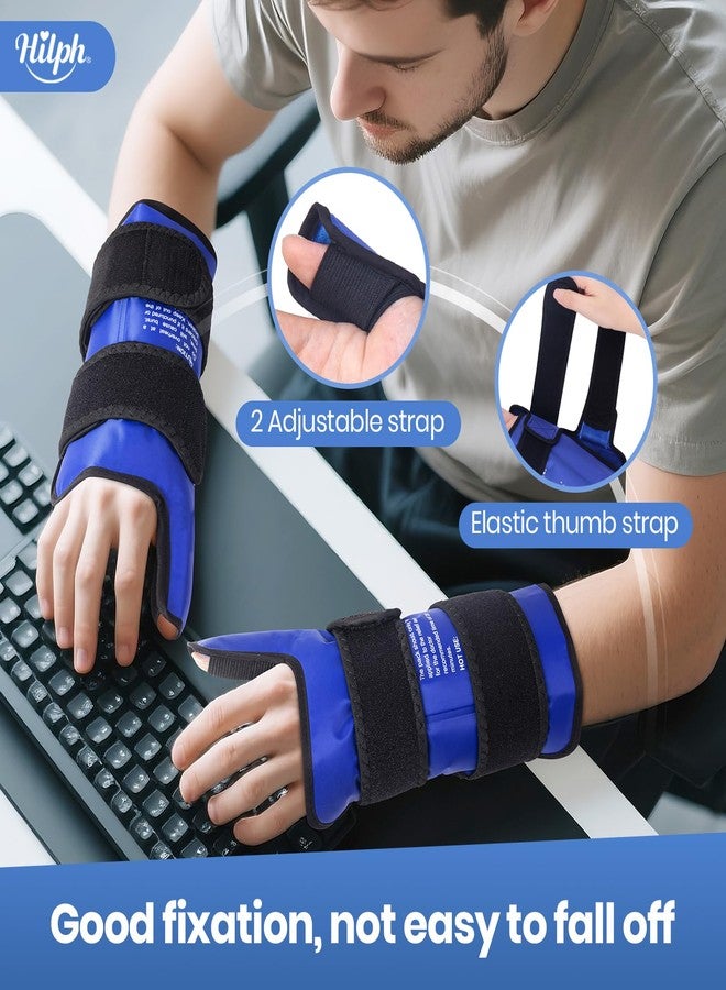 Hilph Thumb & Wrist Ice Pack Wrap with Large Extended Coverage, 2 Pack Long Lasting Hot & Cold Therapy for Carpal Tunnel Relief, Arthritis, Computer Overuse Injuries, Post-Surgery, Post-Workout - Image 5