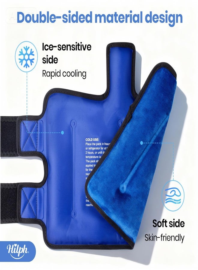 Hilph Thumb & Wrist Ice Pack Wrap with Large Extended Coverage, 2 Pack Long Lasting Hot & Cold Therapy for Carpal Tunnel Relief, Arthritis, Computer Overuse Injuries, Post-Surgery, Post-Workout - Image 4