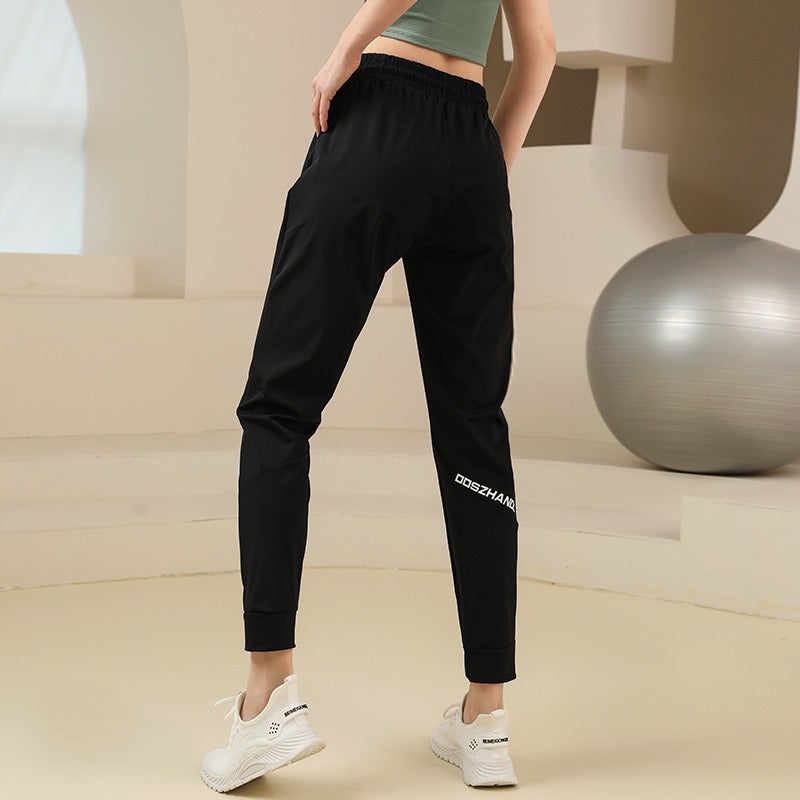 slim fit sports pants Women''s Spring and Autumn cool feeling plus size slimming fitness pants versatile running training yoga pants New - Image 5