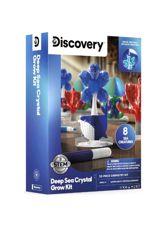 Discovery Deep Sea Crystal Grow Set (32 Pieces, 8 Sea Creatures) - Image 1