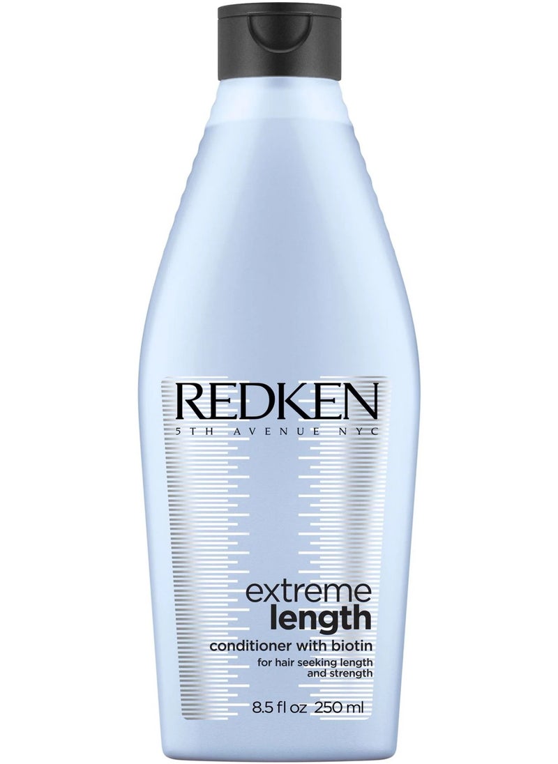 Redken Extreme Length Biotin Conditioner for Longer, Stronger Hair - 250ml