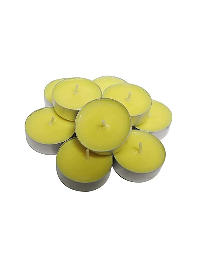 The Bros Tea Light Scented Candle- 50 Pieces (Lemon) - Image 3