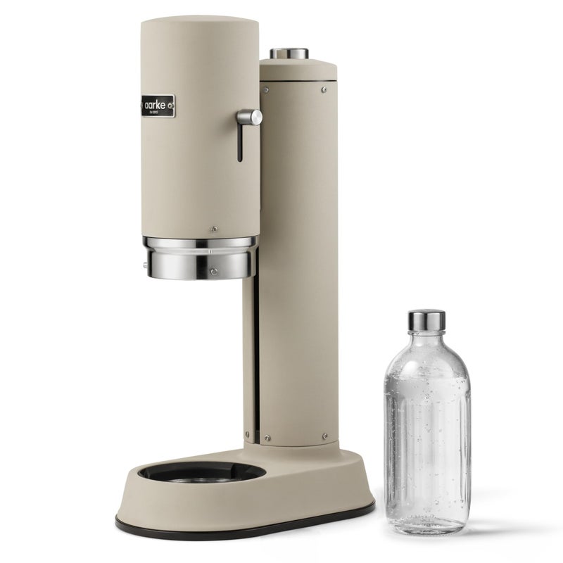 Aarke aarke Carbonator Pro Sparkling  Carbonation Water Machine Stainless Steel with Glass Reusable Bottle Volume 800 mL Sand 