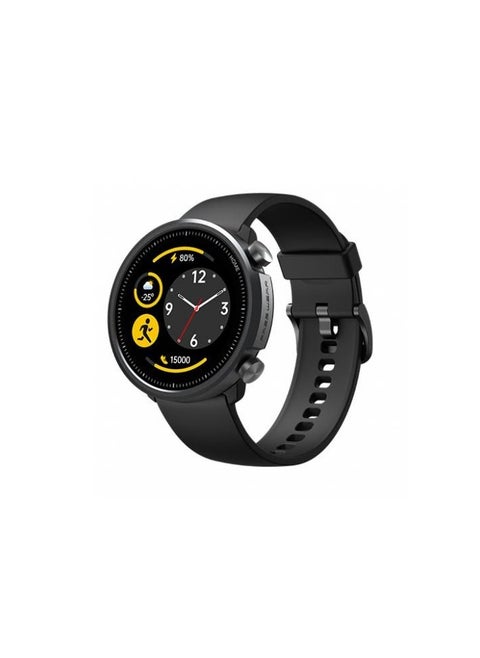 Mibro A1 Heart Rate Sleep Monitoring Multi-Language A1 Bluetooth Smartwatch - Black