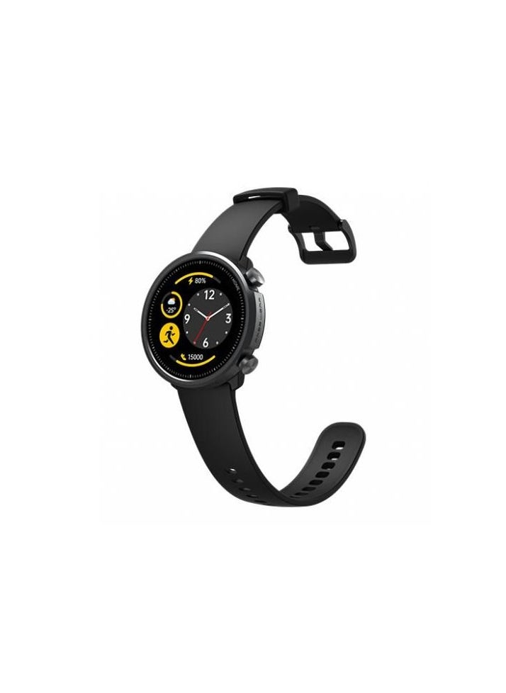 Mibro - Mibro A1 Heart Rate Sleep Monitoring Multi-Language A1 Bluetooth Smartwatch - Black - Image 1