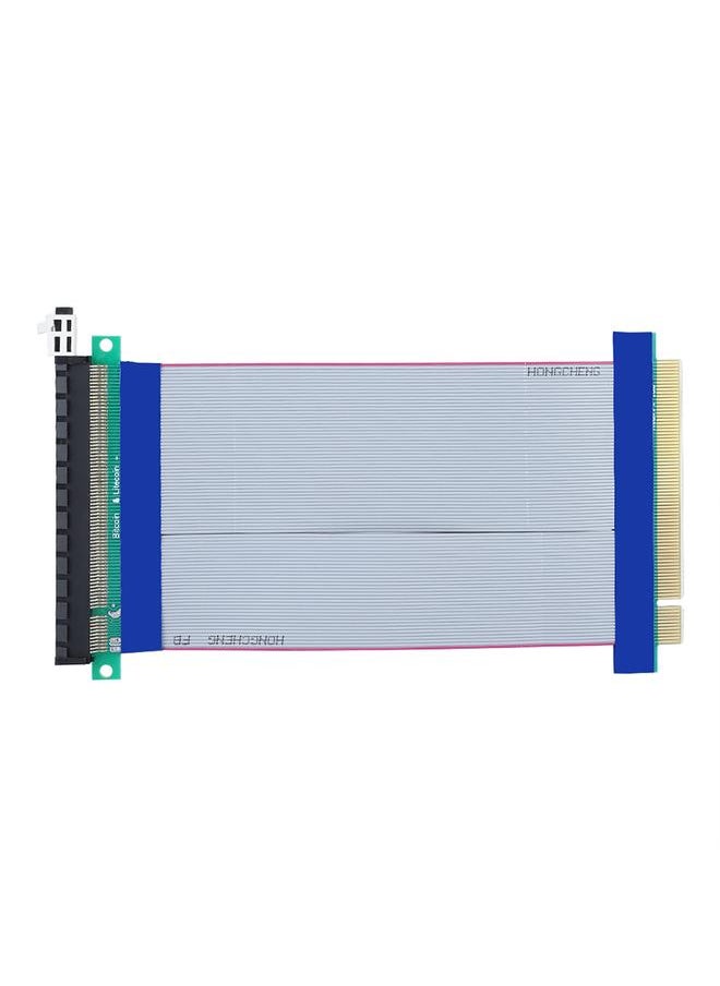 19CM PCI-E Riser Card Extender PCI-E 16X Soft Flat Extension Cable