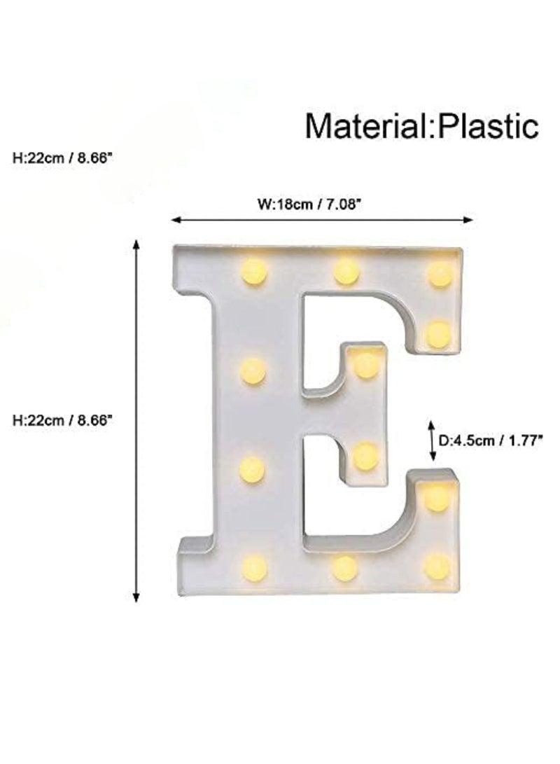 فيتاشيلي أضواء الحروف الأبجدية LED تضيء الحروف البلاستيكية المعلقة إ - Image 2