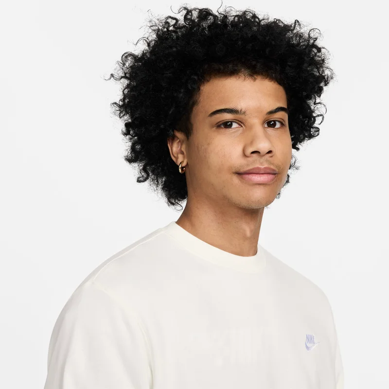 Nike Ivory Men's Sportswear Club French Terry Sweatshirt for Men | Best Price UAE