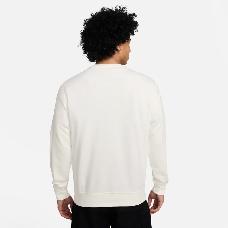 Nike Ivory Men's Sportswear Club French Terry Sweatshirt for Men | Best Price UAE