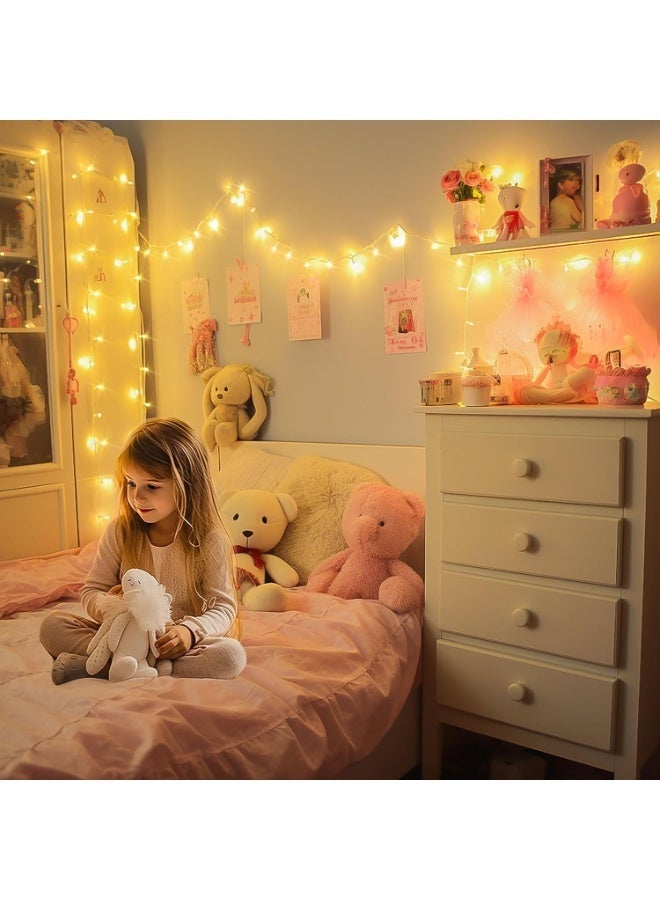زستو سلسلة أضواء LED بيضاء دافئة بطول 25 مترًا و250 مصباحًا - أضواء خرافية داخلية/خارجية لأشجار عيد الميلاد والحفلات وحفلات الزفاف وتزيين المنزل - أضواء ديوالي متلألئة مقاومة للماء للحديقة والفناء والديكور الاحتفالي - Image 2